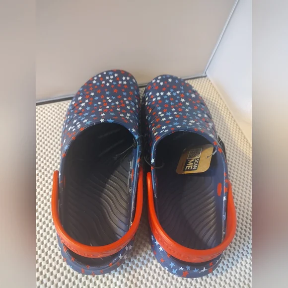 Rugged Shark Men's Size 9 Holiday Family EVA Navy Clog NWT - Picture 4 of 5